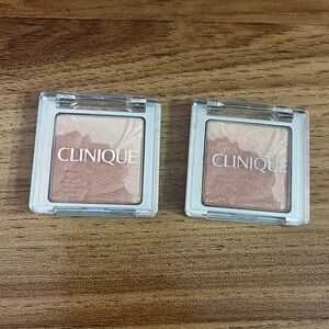 2 New Clinique Fresh Bloom All Over Color 01 Peony Mini Travel Size Powder
